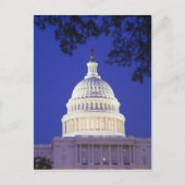Rotunda of U.S. Capitol at night, Washington Briefkaart (Voorkant)