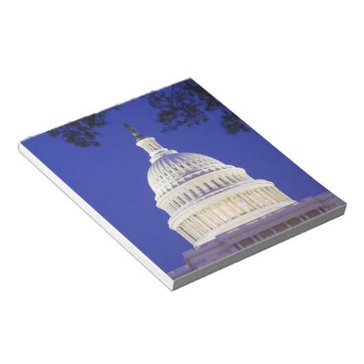 Rotunda of U.S. Capitol at night, Washington Notitieblok (Schuin)