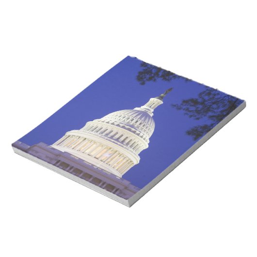 Rotunda of U.S. Capitol at night, Washington Notitieblok (Linkerzijde)