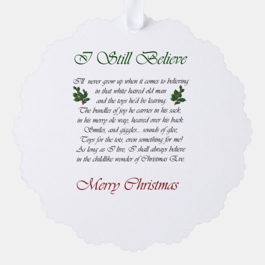 Rotweiler Kerst Ornament Kaart (Achterkant)