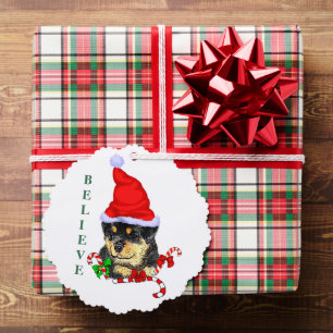 Rotweiler Kerst Ornament Kaart