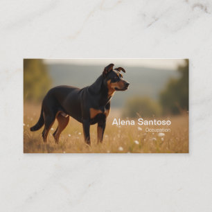 Rotweiller Dog Visitekaartje