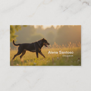 Rotweiller Dog Visitekaartje