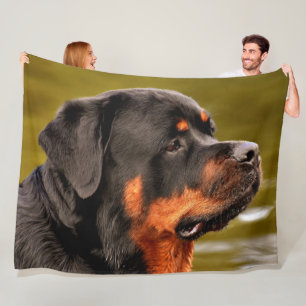 ROTWEILLER FLEECE DEKEN