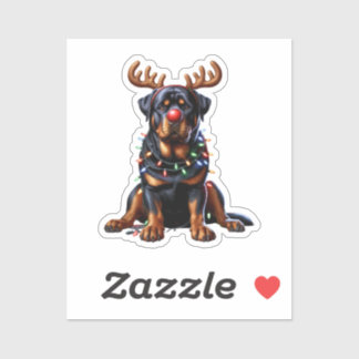 Rotweiller rendieren Sticker