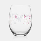 Rotwein Glas (Achterkant)