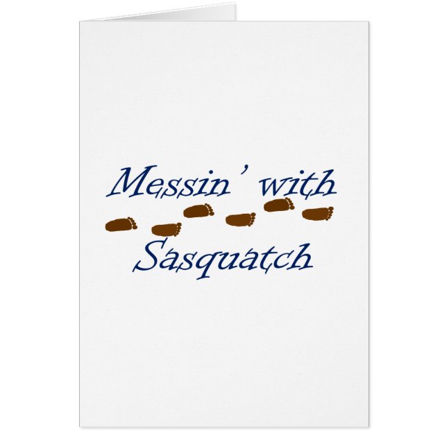 Rotzooi maken met Sasquatch (Voorkant)