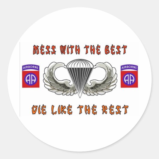 ROTZOOI MET DE BESTE RONDE STICKER (Voorkant)