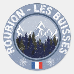 Roubion - Les Buisses Ronde Sticker