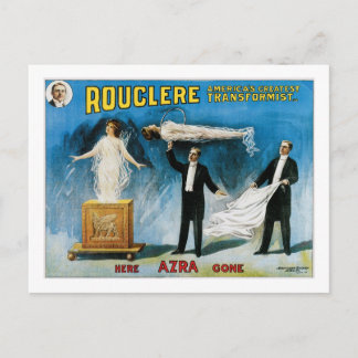 Rouclere ~ Amerika's grootste Transformist Briefkaart