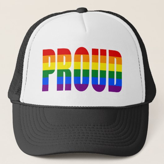 ROUD (regenboog) Trucker Pet (Voorkant)