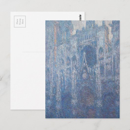 Rouen Cathedraal, Duidelijke Dag van Claude Monet Briefkaart (Voorkant / Achterkant)
