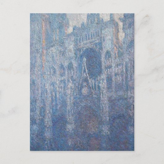 Rouen Cathedraal, Duidelijke Dag van Claude Monet Briefkaart (Voorkant)
