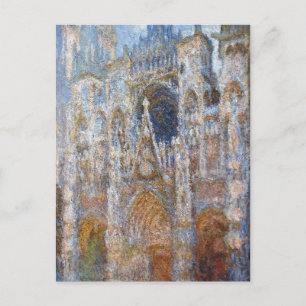 Rouen Cathedraal, Magic in Blue, van Claude Monet Briefkaart