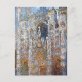 Rouen Cathedraal, Magic in Blue, van Claude Monet Briefkaart (Voorkant)