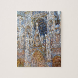 Rouen Cathedraal, Magic in Blue, van Claude Monet Legpuzzel
