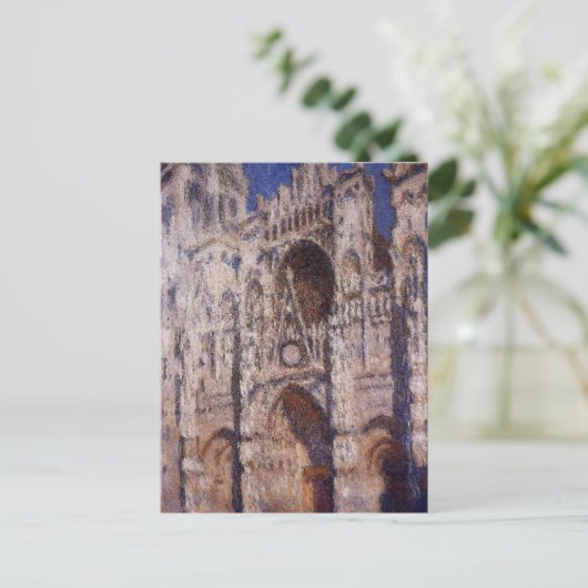 Rouen Cathedral 01, ingediend door Claude Monet Briefkaart (Staand voorkant)