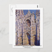 Rouen Cathedral door Claude Monet Briefkaart (Voorkant / Achterkant)