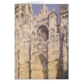 Rouen Cathedral, Harmony Blue Gold van Claude Mone (Voorkant)