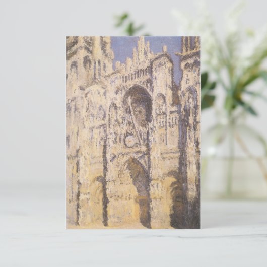Rouen Cathedral, Harmony Blue Gold van Claude Mone (Staand voorkant)