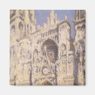 Rouen Cathedral, Harmony Blue Gold van Claude Mone Magneet