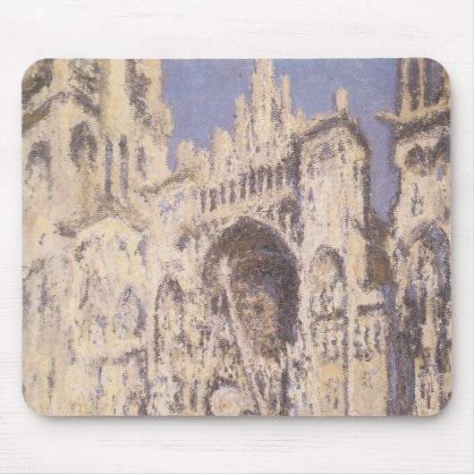 Rouen Cathedral, Harmony Blue Gold van Claude Mone Muismat (Voorkant)