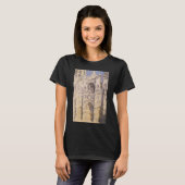 Rouen Cathedral, Harmony Blue Gold van Claude Mone T-shirt (Voorkant volledig)