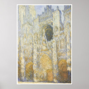 Rouen Cathedral in Dawn, 1894 Poster