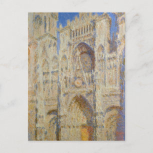 Rouen Cathedral, portaal in de zon door Claude Mon Briefkaart