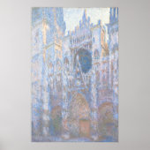Rouen Cathedral West Façade, Claude Monet Fine Art Poster (Voorkant)