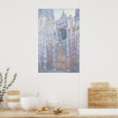 Rouen Cathedral West Façade, Claude Monet Fine Art Poster (Keuken)