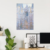 Rouen Cathedral West Façade, Claude Monet Fine Art Poster (Thuiskantoor)