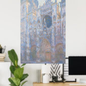 Rouen Cathedral West Facade door Claude Monet Poster (Thuiskantoor)