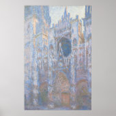 Rouen Cathedral West Facade door Claude Monet Poster (Voorkant)