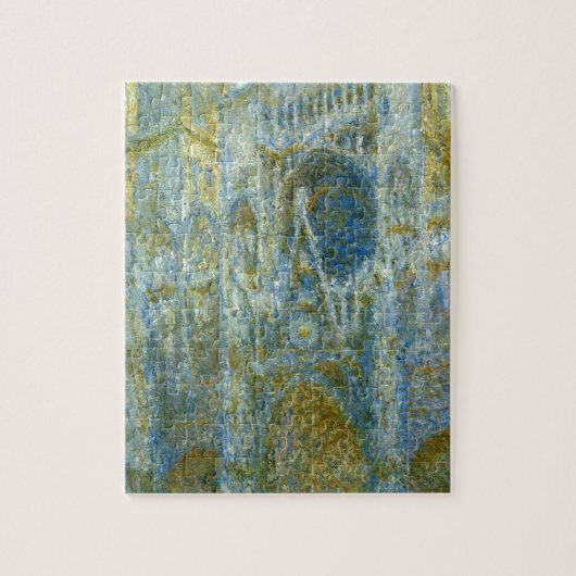 Rouen Cathedral, West Facade, Noon van Claude Mone Legpuzzel (Verticaal)