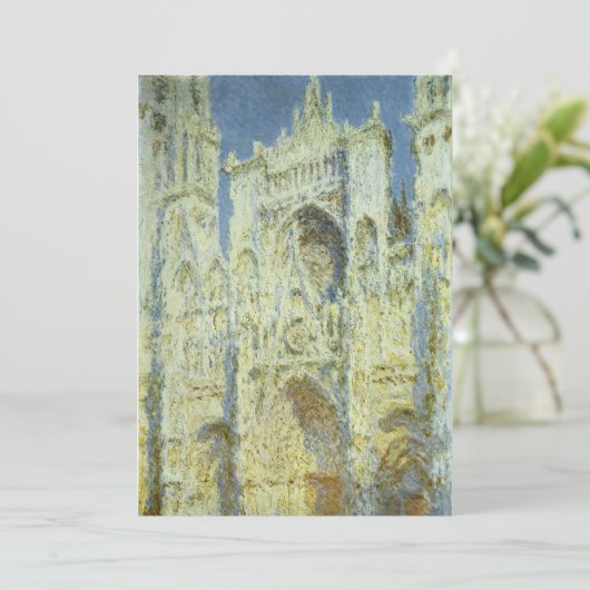 Rouen Cathedral West Facade Sunlight, Claude Monet (Staand voorkant)