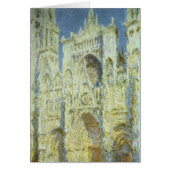 Rouen Cathedral West Facade Sunlight, Claude Monet (Voorkant)
