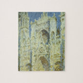 Rouen Cathedral West Facade Sunlight, Claude Monet Legpuzzel (Verticaal)
