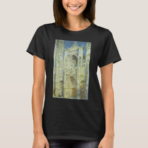 Rouen Cathedral West Facade Sunlight, Claude Monet T-shirt