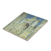 Rouen Cathedral West Facade Sunlight, Claude Monet Tegeltje (Zijkant)