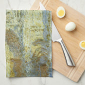 Rouen Cathedral West Facade Sunlight, Claude Monet Theedoek (Quarter Fold)