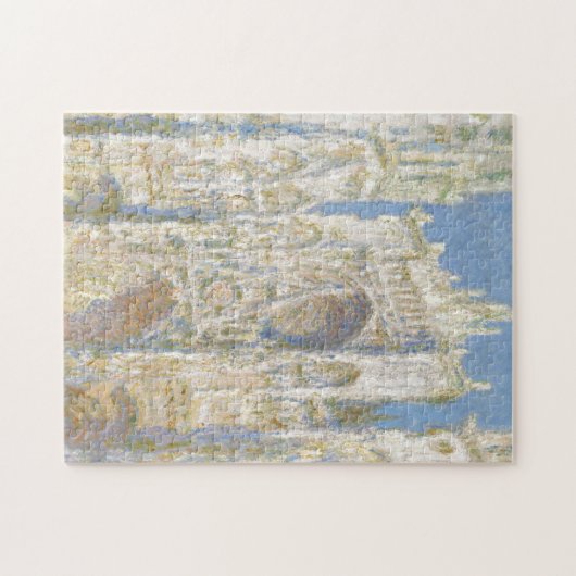 Rouen Cathedral West Facade Sunlight van Monet Legpuzzel (Horizontaal)