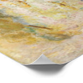 Rouen Cathedral West Facade Sunlight van Monet Poster (Hoek)