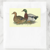 Rouen Ducks Rechthoekige Sticker (Tas)