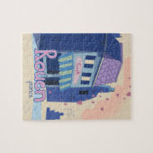 Rouen france-reisposter. legpuzzel (Horizontaal)