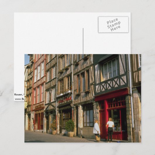 Rouen, Frankrijk Briefkaart (Voorkant / Achterkant)