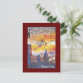 Rouen, Frankrijk - Pilot and Plane Briefkaart (Staand voorkant)