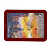 Rouen, Frankrijk - Pilot and Plane Magneet (Horizontaal)