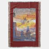 Rouen, Frankrijk — Pilot en Plane Deken (Voorkant Verticaal)