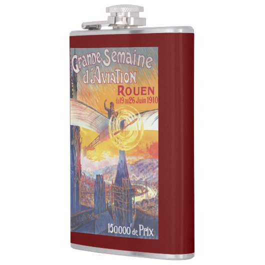 Rouen, Frankrijk — Pilot en Plane Heupfles (Links)